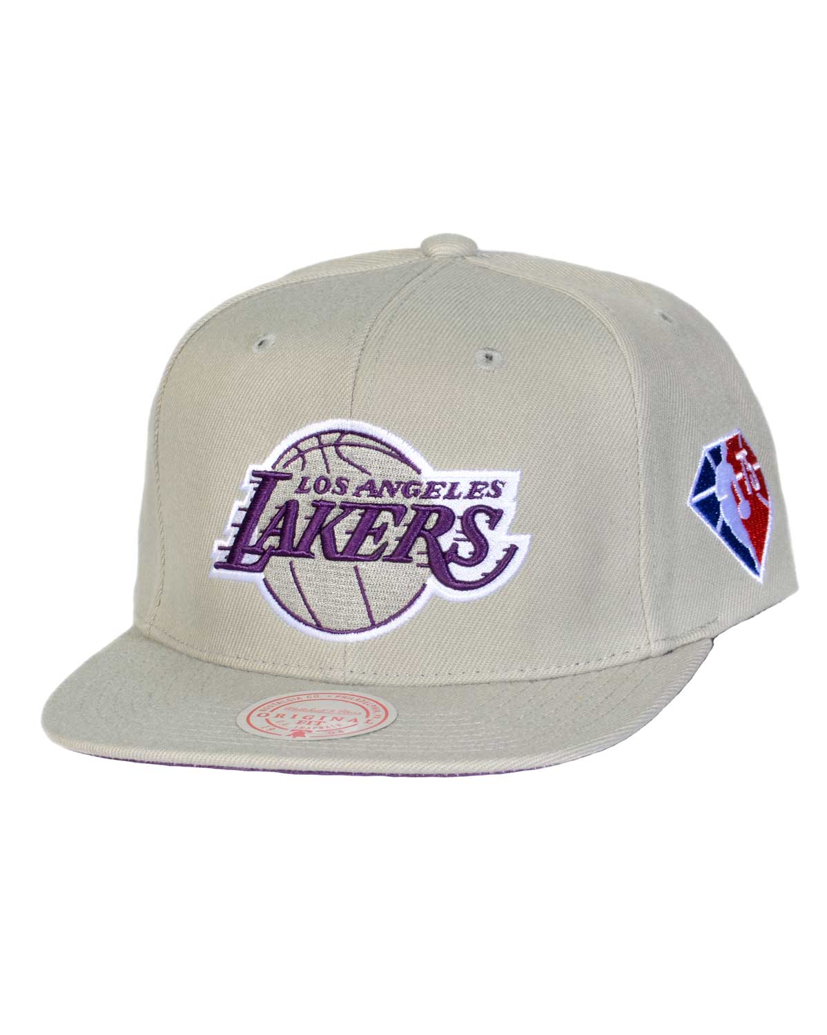 Головной убор 6HSSMM21064 75TH SILVER SNAPBACK Los Angeles Lakers Silver 6HSSMM21064-LALGYPR