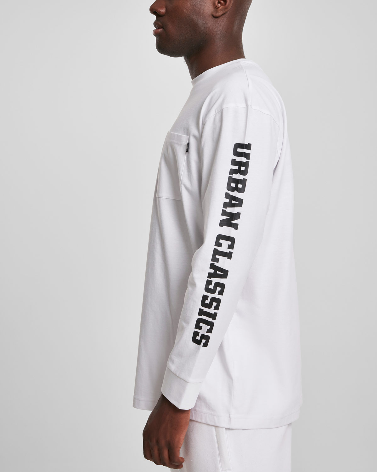Лонгслив Urban Classics Logo Boxy Pocket