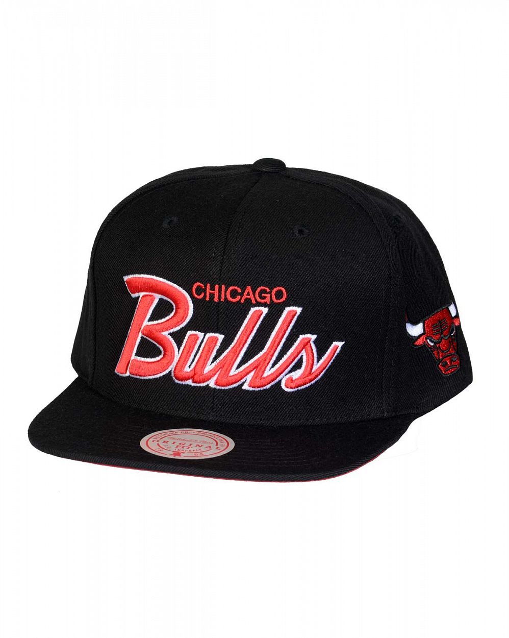 Головной убор MM19008 Foundation Script Snapback CHICAGO BULLS Black 6HSSMM19008-CBUBLCK