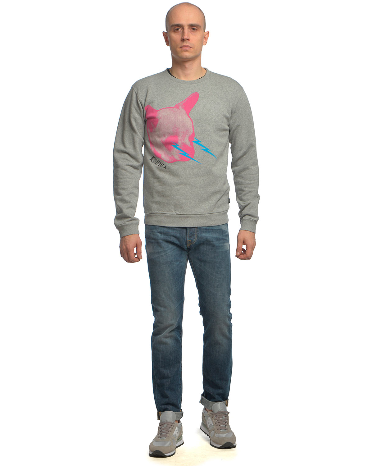 Толстовка мужская свитшот Wesc Bzzzt