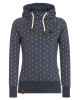 Толстовка легкая женская с капюшоном Naketano Mandy Ankerdizzel (XS синий индиго)