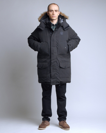 Пуховик мужской Fred Perry J1286 (M черный)