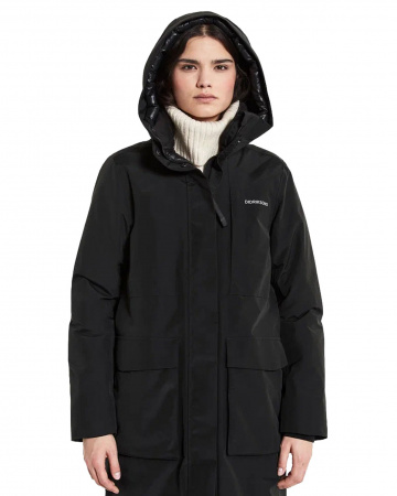 Куртка женская Didriksons Leya Long 504300 (060 черный, 44)