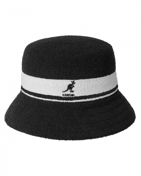 Панама Kangol Bermuda STRIPE BUCKET K3326ST (BK001 Black, S)