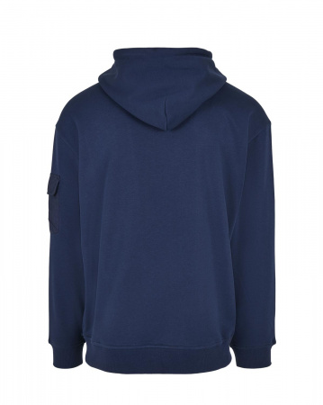 Толстовка мужская с капюшоном Urban Classics 80's Hoody TB4135 (XXL темно-синий)