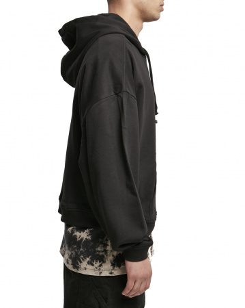 Толстовка мужская с капюшоном Urban Classics 80's Hoody TB4154 (L черный)
