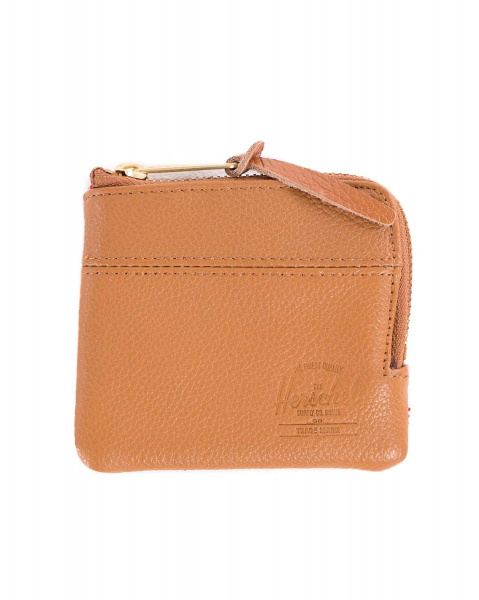 Кошелек Herschel Johnny Leather w Card Slots Leather (OS темно-коричневый)