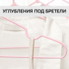 Вешалки АЛИ ЧАЙНА, Антискользящие тонкие, 10 шт. 20*40 55гр  (SY001 WHITE, 20*40)