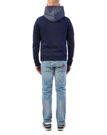 Толстовка мужская с капюшоном Iriedaily Ean Effort Hoody (S синий)