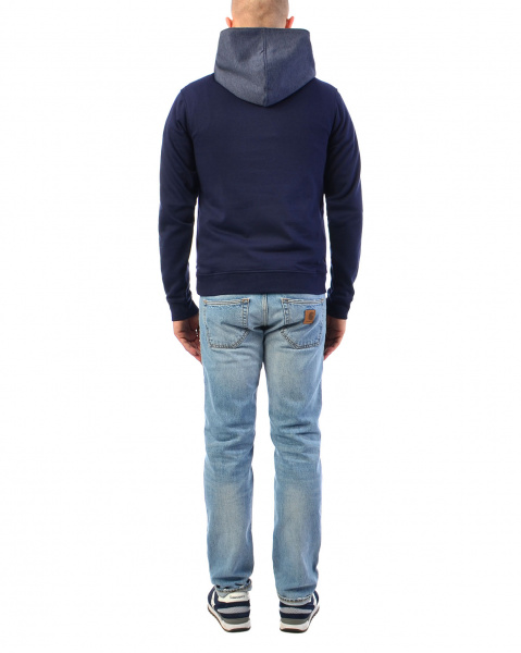 Толстовка мужская с капюшоном Iriedaily Ean Effort Hoody (S синий)
