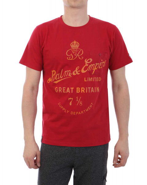 Футболка мужская Realm & Empire Great Britain 000035561 (M темный красный)