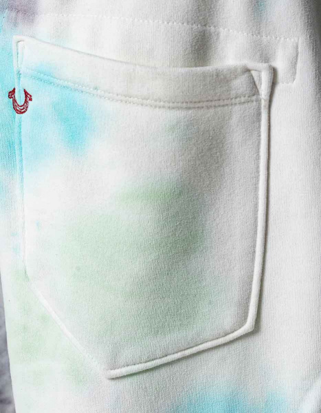 Шорты мужские True Religion Batik Castle Rock Shorts (36 светло-голубой)