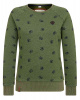 Толстовка женская свитшот Naketano Train Harder (Pine Green L )