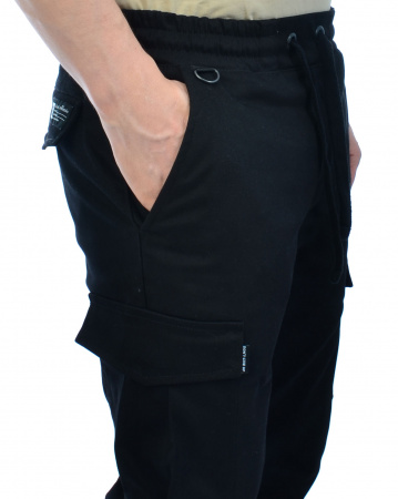 Джоггеры мужские на флисе Cool Penguin JMTL 1713W (Black XL черный)