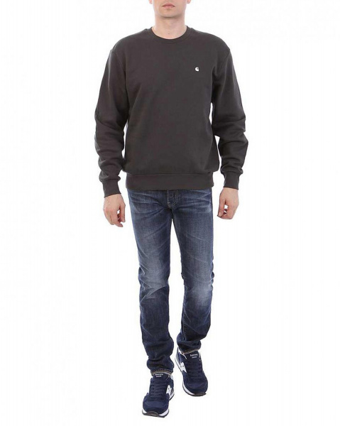 Толстовка свитшот Carhartt Madison Sweatshirt (S темно-серый)