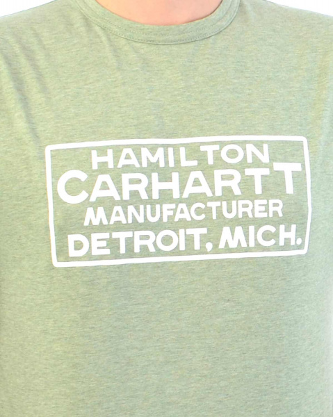 Футболка Carhartt Urban Classics Hamilton (M зеленый)