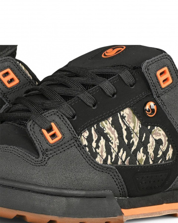 Кеды низкие мужские DVS MILITIA (BLACK JUNGLE CAMO NUBUCK, 7.5)