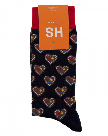 Носки Happy Socks New (41-46 темно-синий)