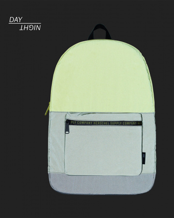 Рюкзак Herschel Packable Daypack Reflective 10474 (Sulfur Spring/Olive Night/Black Reflective, 24.5L)