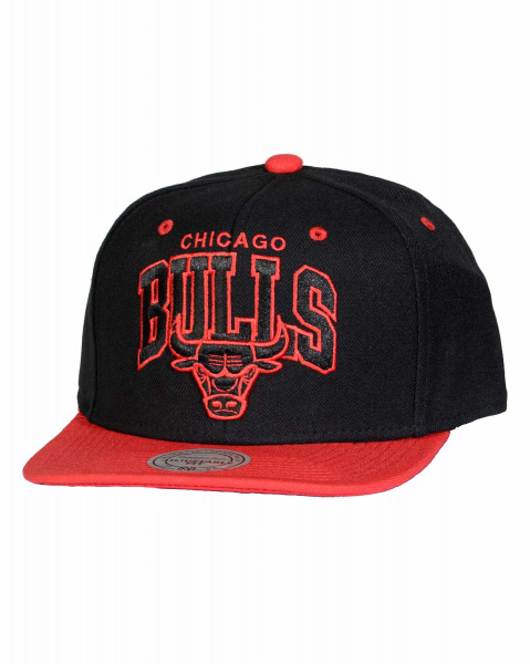 Бейсболка с прямым козырьком Mitchell and Ness EU161 GUARD Boston Bruins Black (Miami Heat Black)
