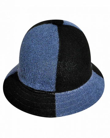 Панама Kangol Octagon Bermuda Casual (M синий чёрный)