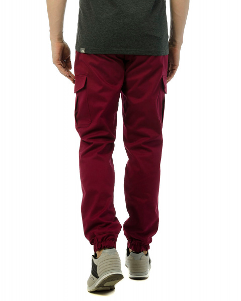 Джоггеры мужские на флисе Cool Penguin JMP 1713W (Red Wine L)
