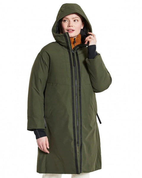 Куртка женская Didriksons Aino 504309 (300 тёмно-зелёный, 38)