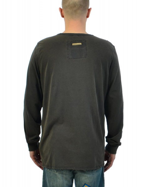 Футболка лонгслив мужская Naketano AAL macht An (3XL синий индиго)