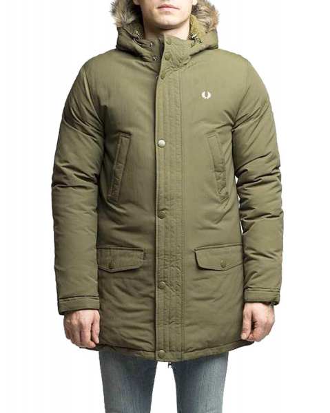 Пуховик мужской Fred Perry SJ5379 (XXL зеленый)
