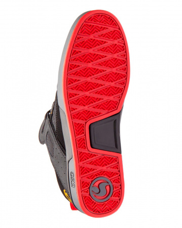 Кеды низкие мужские DVS COMANCHE 2.0+ (Black Yellow Fry Nubuk, 10)