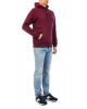 Толстовка мужская с капюшоном Iriedaily Hipster Maroon Mel (S бордовый)