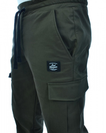 Джоггеры мужские на флисе Cool Penguin JMTL 1713W (Green XL)