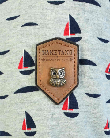 Толстовка женская с капюшоном Naketano Gano Di Magonza (Grey Grey Melange M)