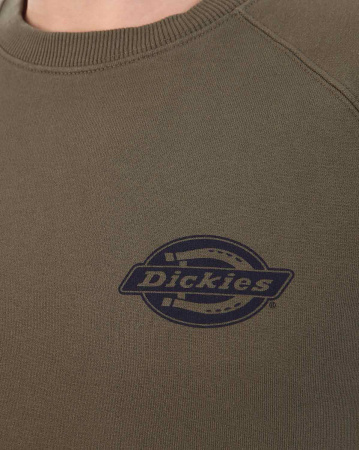 Толстовка мужская свитшот Dickies 1922 Briggsville (M оливковый)