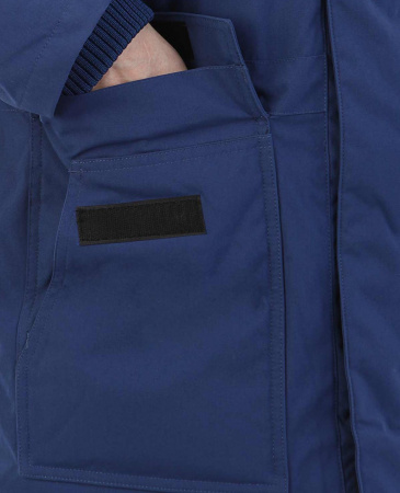 Пуховик Carhartt WIP Bering Parka (S голубой)