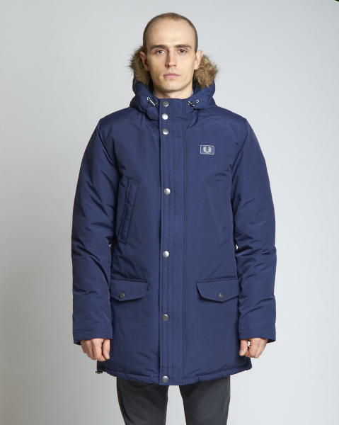 Пуховик мужской Fred Perry SJ3079 (L синий)