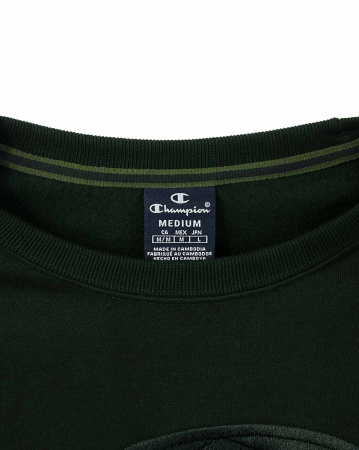 Толстовка свитшот Champion Authentic American GS512 (M темно-зеленый)