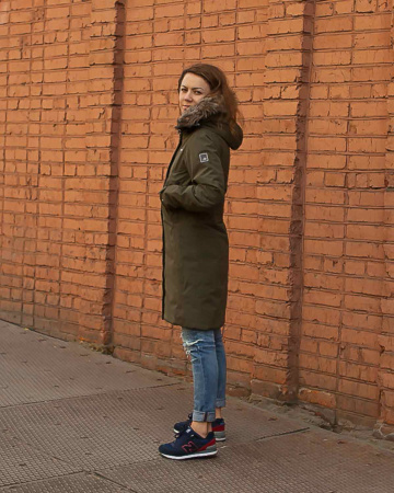 Куртка женская Didriksons Nadine (34 GREEN)