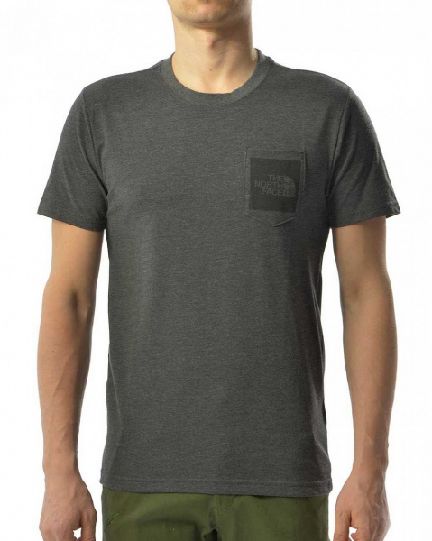 Футболка The North Face Classic Pocket (S серый золотой)