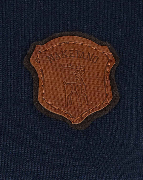 Толстовка женская с капюшоном Naketano Las Ma Ficking Machen (S темно-синий)