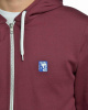 Толстовка мужская на молнии с капюшоном Iriedaily Desire Effect Zip Hood (M бордовый)