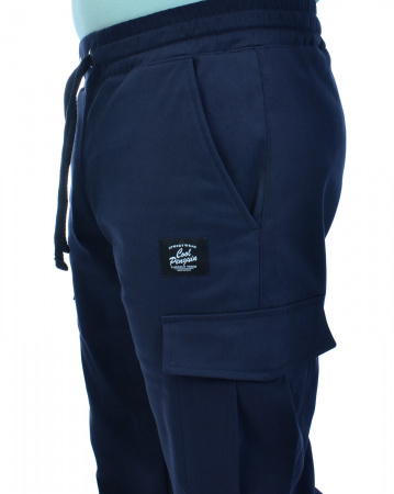 Джоггеры мужские на флисе Cool Penguin JMTL 1713W (Navy XL)