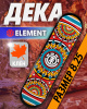 Дека Element Canada 8.25 с покрытием 1 (24 голубой лист 8.25)