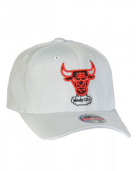 Головной убор MM19487 Spot Lights Stretch Snapback CHICAGO BULLS Grey 6HSSMM19487-CBUGREY (CHICAGO BULLS Grey,OS)