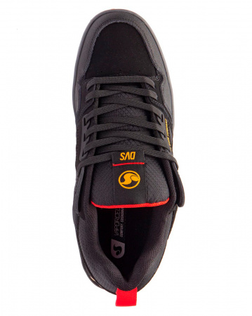 Кеды низкие мужские DVS COMANCHE 2.0+ (Black Yellow Fry Nubuk, 9.5)