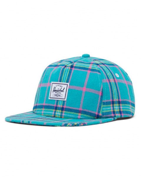 Кепка Scout Classic (1197-OS) (Neon Blue Plaid/White Classic Label, OS)