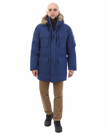 Пуховик Carhartt WIP Bering Parka (S голубой)