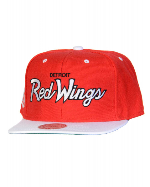 Бейсболка прямая Mitchell and Ness ND51Z MTC (Detroit Red Wings Red White)
