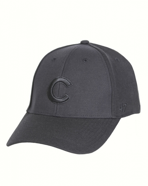 Бейсболка '47 Brand MVP LogoBrand WBV ЛИПУЧКА 2 Baseball (Chicago Cubs Black OS)