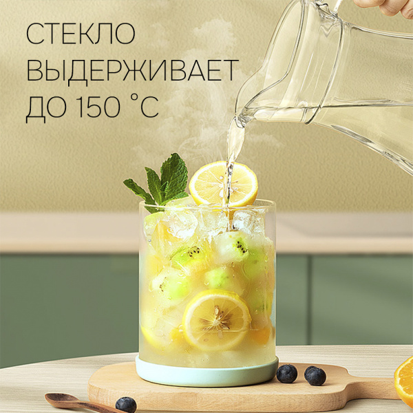 Контейнер Ankou пищевой, вакуумный с стеклянный герметичной крышкой (прозрачный 1700ML)